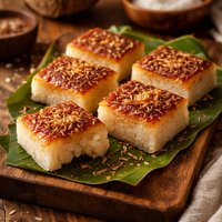 Coconut Rice Mochi Bibinka Philippines