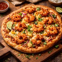 Coconut Shrimp Pizza