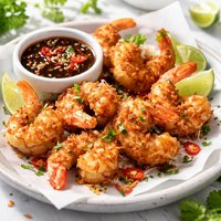 Coconut Shrimp with Sweet Soy and Chili Dipping Sauce
