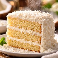 Coconut Sour Cream Cake