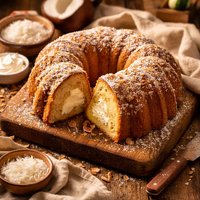 Coconut Surprise Bundt Cake
