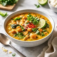 Coconut Yam Curry Soup