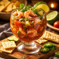 Coctel De Camaron Mexican Shrimp Cocktail