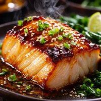 Cod with Miso Glaze