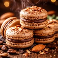 Coffee Almond Macaroons