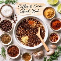 Coffee and Cocoa Steak Rub