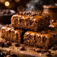 Coffee Bars with Coffee Glaze