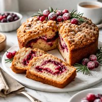 Coffee Cake with Cranberry Swirl