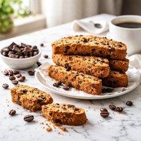 Coffee Chocolate Chip Biscotti Diabetic Adaptations Given