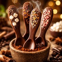 Coffee House Chocolate Spoons
