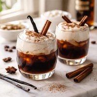 Coffee Liqueur with Vanilla Cinnamon Cream