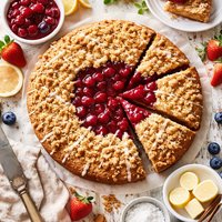 Coffeecake with Pie Filling Center