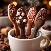 Coffeehouse Chocolate Spoons
