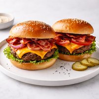 Colby Bacon Hamburgers