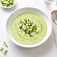 Cold Avocado and Cucumber Soup