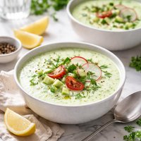 Cold Cucumber Soup for the Weight Watcher or Diet