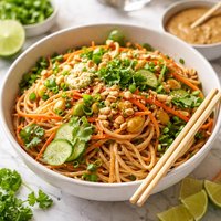 Cold Peanut Soba Noodles