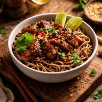 Cold Soba Noodles W Vietnamese Pork
