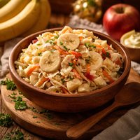Coleslaw with Bananas and Apples