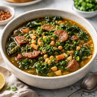 Collard Green Black Eyed Pea Soup