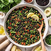 Collard Greens with Black Beans