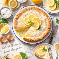 Colonel Sanders Lemon Sponge Pie