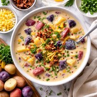 Colorful Potato Soup