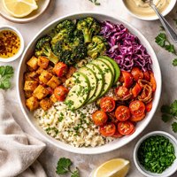 Colorful Roasted Vegetable Bowl