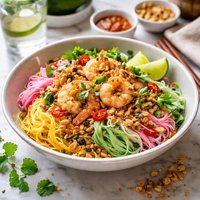 Colorful Thai Style Noodles