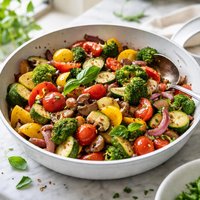 Colorful Vegetable Saute