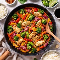 Colourful Chicken Stir Fry