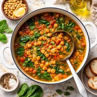 Comfort Soup Vegetarian Chickpea