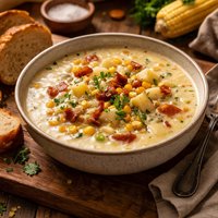 Comforting Corn Chowdah New England Style