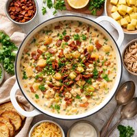 Comfy Creamy Chicken Potato Bacon Soup