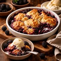 Commissary Blackberry Cobbler