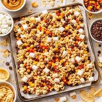 Computer Chip Snack Marshmallow Peanut Butter Popcorn