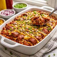 Coney Island Hot Dog Casserole