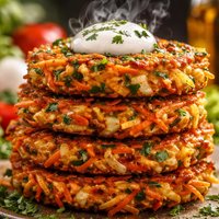 Confetti Carrot Fritters