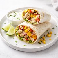 Confetti Chicken Wraps