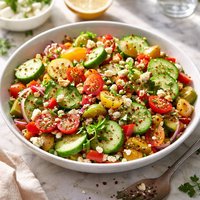Confetti Cucumber Salad