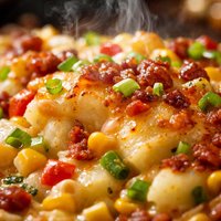 Confetti Potato Corn Casserole