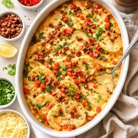 Confetti Scalloped Potatoes