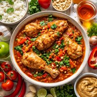 Congo Chicken Moambe Stew