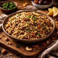 Coochi Coochi Couscous with Nuts and Dates