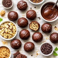 Cookie Dough Chocolate Truffles