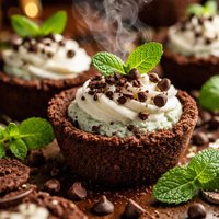 Cookies and Mint Cups