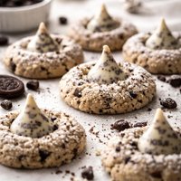 Cookies N Cream Kiss Cookies