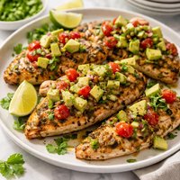 Cooking Light Cilantro Lime Chicken with Avocado Salsa