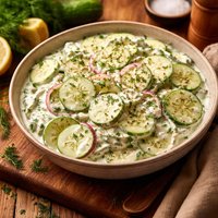 Cool and Creamy Cucumber Salad