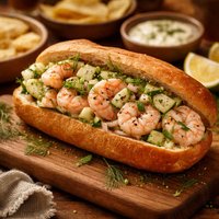 Cool As a Cucumber Shrimp Sandwich